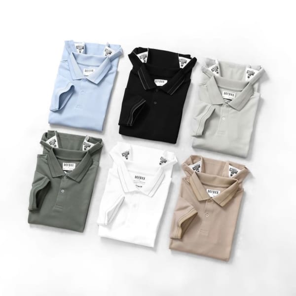 Áo Polo Defoxx Cotton 4 Chiều