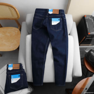 Quần jean Jacobs Cole slim xanh muối tiêu
