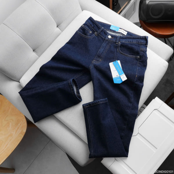 Quần jean Jacobs Cole slim xanh muối tiêu - Ảnh 2