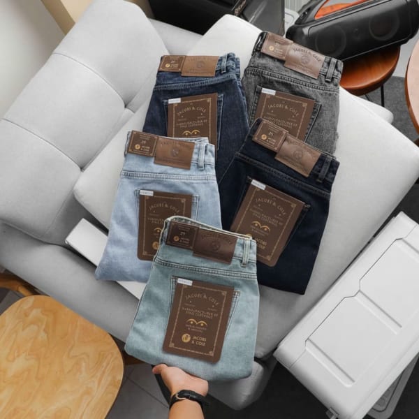 Quần short jean jacobs cole xám Form trên gối - Ảnh 10