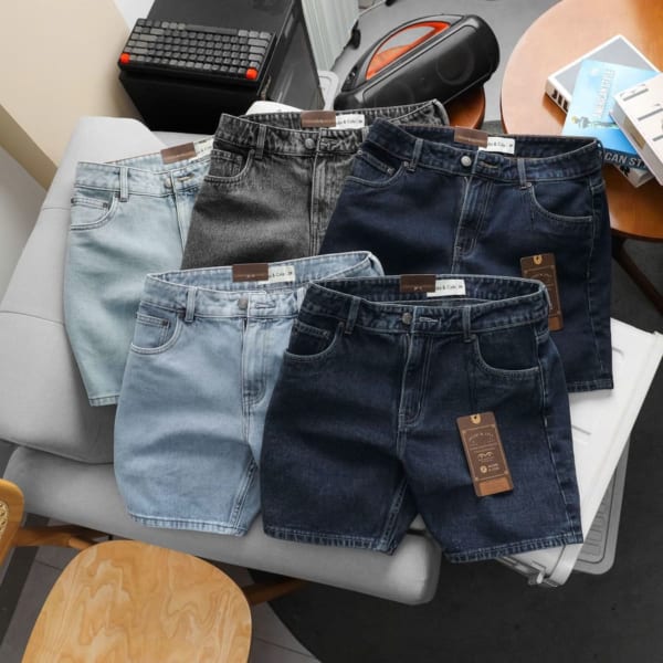 Quần short jean jacobs cole xám Form trên gối - Ảnh 8