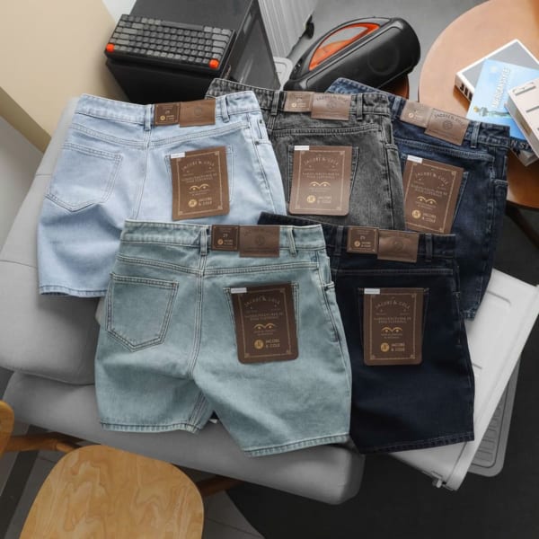 Quần short jean jacobs cole xám Form trên gối - Ảnh 7