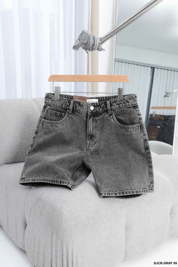 Quần short jean jacobs cole xám Form trên gối - Ảnh 2