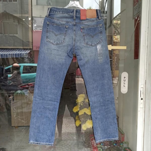 Quần jean ống suông không co giãn size 33 - Ảnh 4