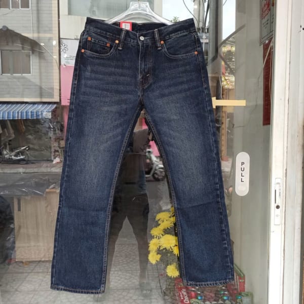Quần jean ống suông không co giãn size 33 - Ảnh 7