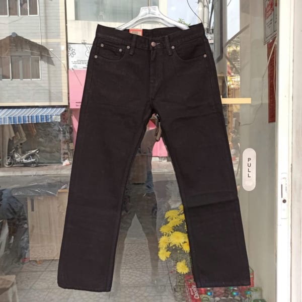 Quần jean ống suông không co giãn size 33 - Ảnh 8