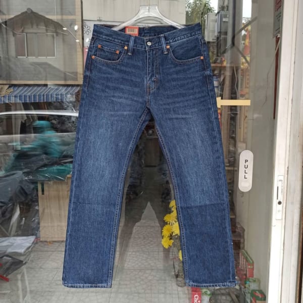 Quần jean ống suông không co giãn size 33 - Ảnh 9