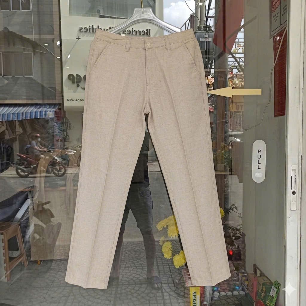 Quần dài linen nam size 29 30 31 32 34 36 38 40 – tinh giản để khác biệt - Ảnh 2